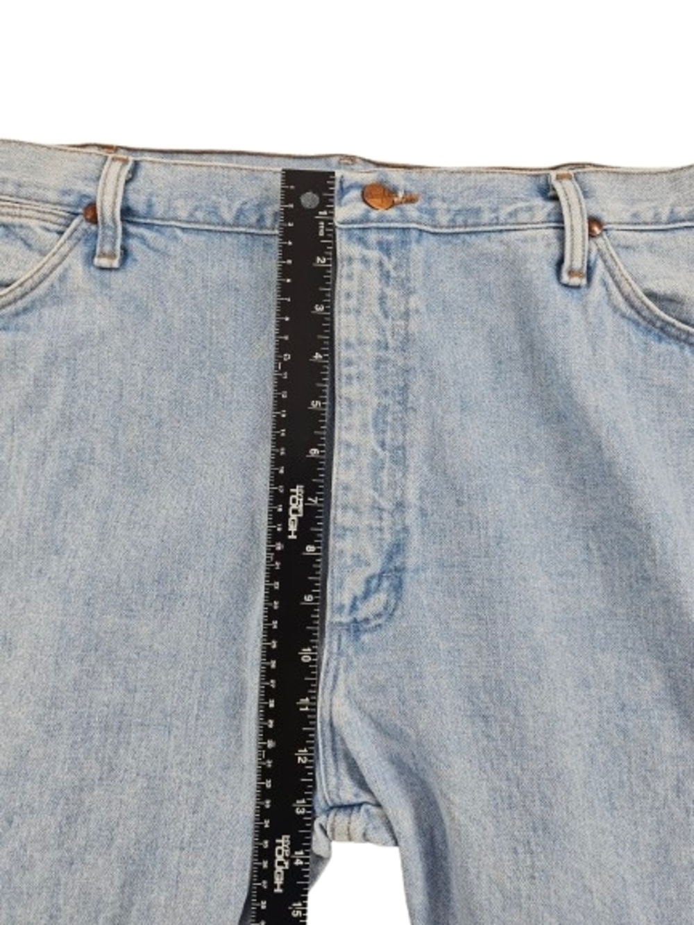 Wrangler Light‎ Blue Men’s Straight Jeans - Picture 6 of 9